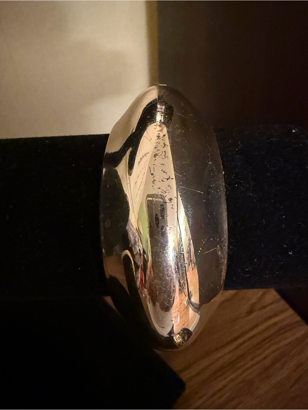 Silver Oval Statement Bracelet